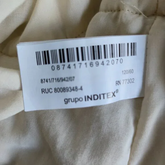 Zara Kids Champagne & Silver Sequin Party Dress | Size 7 - Picture 7 of 7